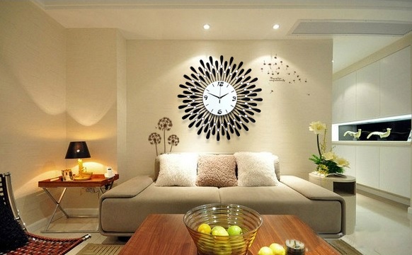 đồng hồ treo tường đính đá cao cấp